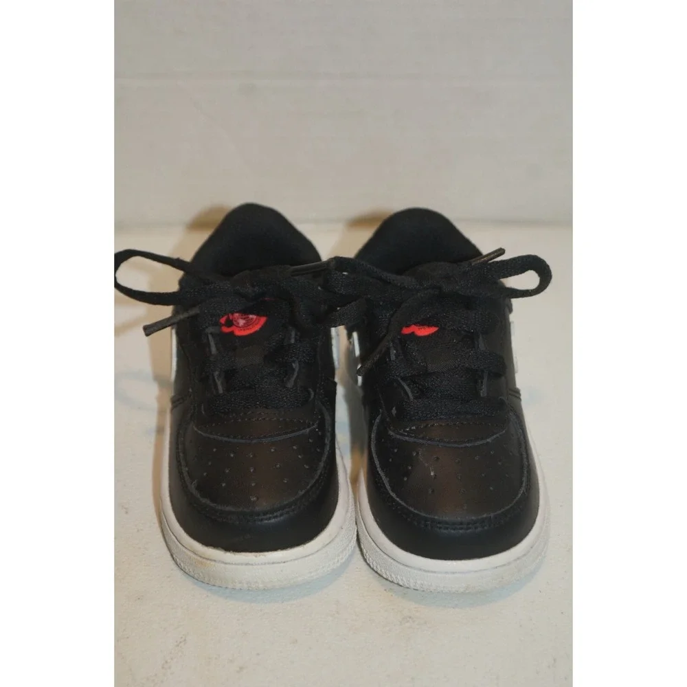 Nike Force 1 TD Sneaker Size 5C CN8541-001 Black White Baby Toddler